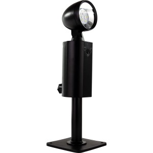 Schwarze Link2Home LED WiFi Außenleuchte mit RGB, 3W, smarte Gartenbeleuchtung.