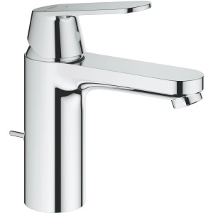 Grohe Eurosmart Cosmopolitan Waschtischarmatur M-Size in Chrom mit Zugstangen-Ablaufgarnitur.
