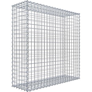 Gabiona Gabionenkorb 100 cm x 100 cm x 30 cm Maschenw 5 cm x 5 cm