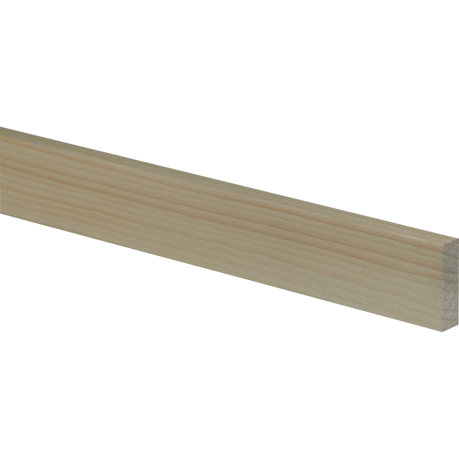 Fichte Flachleiste, 13x40x1000mm, astrein, ideal für Bastelarbeiten.