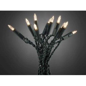 Konstsmide Mini LED Lichterkette mit 100 warmweißen LEDs für den Innenbereich.