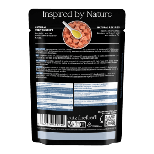 Catz Finefood Purrrr No.105 Lachs, 80g. Nassfutter mit Lachs für Katzen.