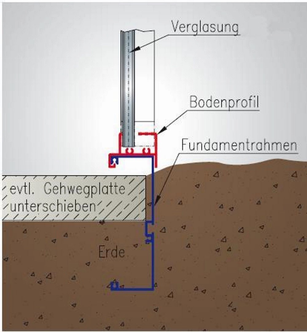 KGT Fundamentrahmen für Gewächshaus Rose III Alu blank kaufen bei OBI