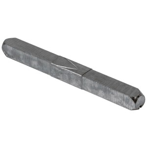Alpertec Vierkantstift, abgesetzt, 8/8,5 mm, 140 mm, für Türbeschläge.