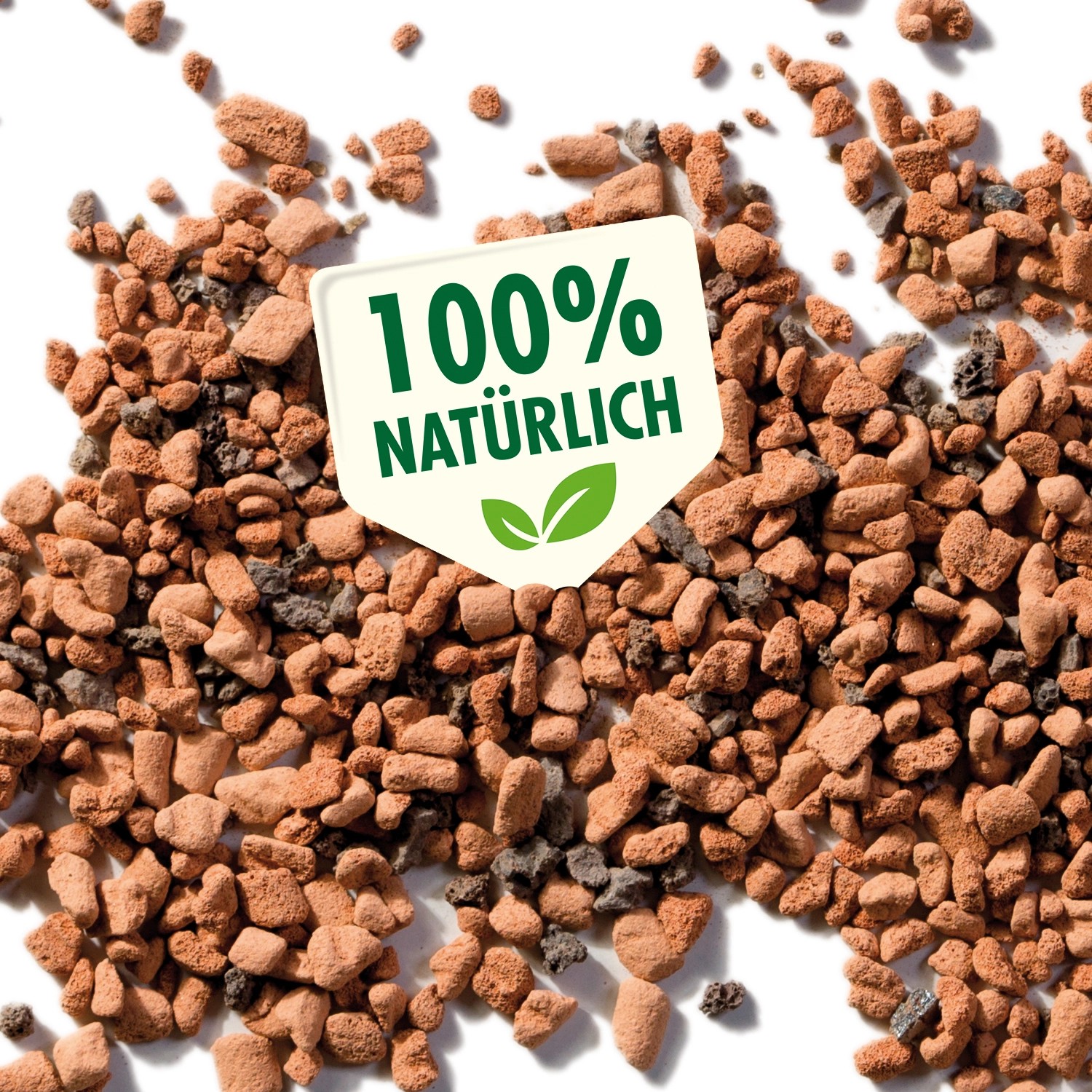 Seramis Spezial-Substrat für Palmen, 15 l, mit Hinweisschild "100% natürlich"