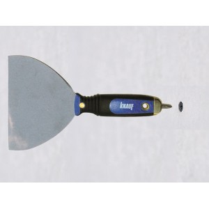 Knauf Schraubgriffspachtel mit Softgriff zum Verspachteln und Schrauben.