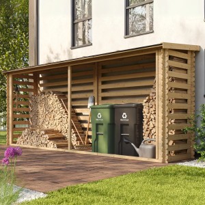 TIMBELA Brennholzregal M203 6,7 m³