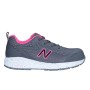 New Balance Logic Womens S1 PL Sicherheitsschuh in Grau-Pink, Gr. 36.