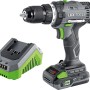 LUX Akku-Bohrschrauber-Set A-BS-20 mit Akku und Ladegerät.