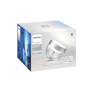 Philips Hue Smart-LED-Tischleuchte Iris White & Color Ambiance Silber