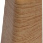 OBI Außenecke Eiche, 2er-Set, für Sockelleisten, 60x20mm, Kunststoff mit Holzoptik.