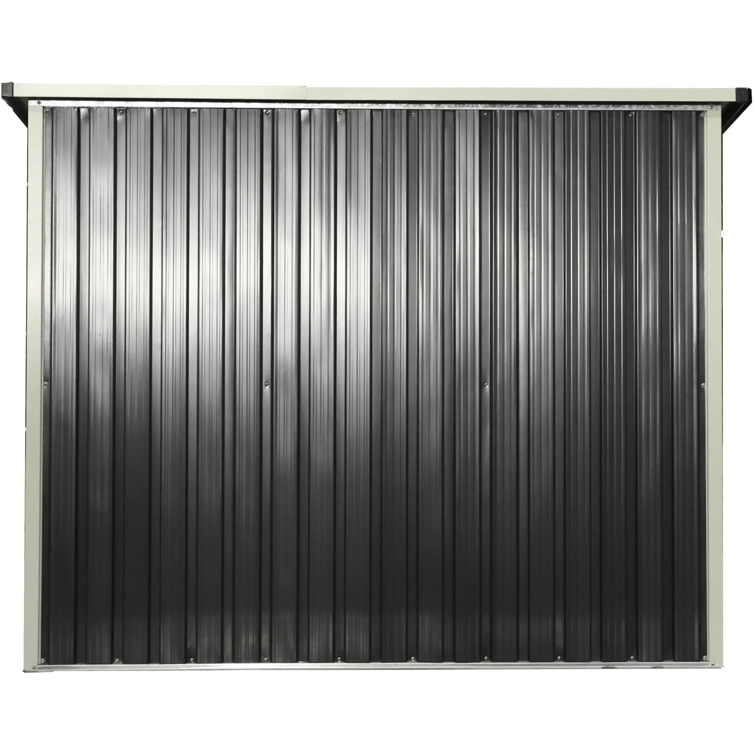 Westmann Fahrradgarage, anthrazitfarbener Unterstand aus Stahl, 203x200 cm.