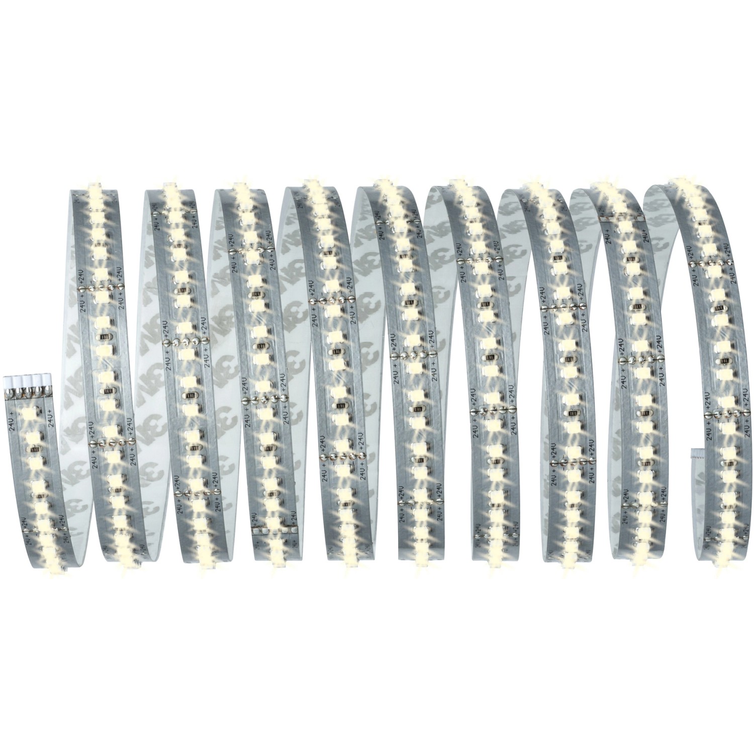 Aufgerollter Paulmann LED-Strip MaxLED 1000, 3m, Warmweiß, für stimmungsvolle Beleuchtung.