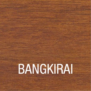 Farbmuster: Bondex Bangkirai-Öl für Holz, Farbton Bangkirai.