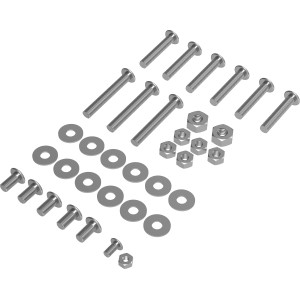 Montagesatz für Kugelgrill Cleveland Ø 43 cm mit Schrauben, Muttern und Unterlegscheiben.