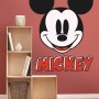 Selbstklebende Mickey Mouse Fototapete für Kinderzimmer, 127x200 cm.