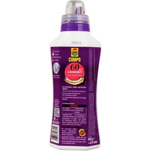 Compo Langzeit Blumendünger für Zimmer-, Balkon- und Terrassenpflanzen, 750ml.