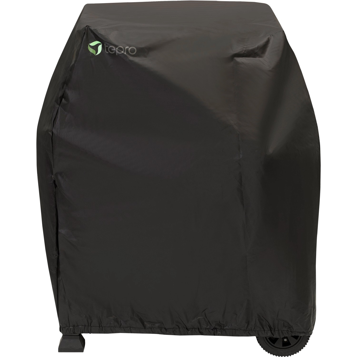 Schwarze Tepro Universal Abdeckhaube für Grillwagen, ca. 104,1 x 101,6 cm.
