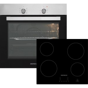 Respekta Herdset Solero + Aaron: Backofen und Glaskeramikkochfeld im Set.