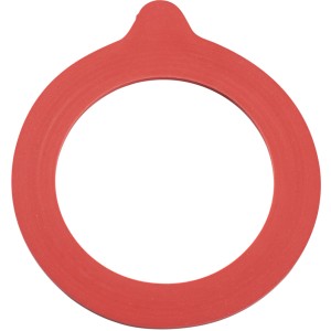 Leifheit Ersatzgummiring, 68x94mm, rot, für Drahtbügelgläser. Vorratsdosen Zubehör.