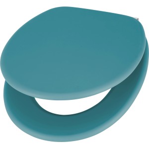 baliv WC-Sitz Poti, MDF Holzkern, Petrol Matt, mit Absenkautomatik.