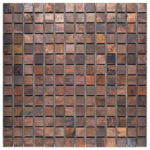 Mosaik Metall Kupfer 3D 30,8 cm x 30,8 cm