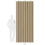 Grosfillex Wandpaneel Element 3D Linio Ash, Dekor-Paneel mit Holz- und Filzoptik, 260x37,5 cm.