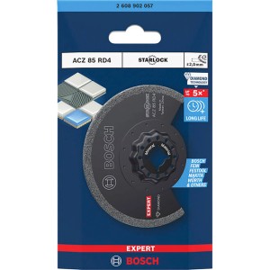 Bosch Expert ACZ 85 RD4 Fugensegmentblatt für Multifunktionswerkzeuge, Diamanttechnologie für lange Lebensdauer.