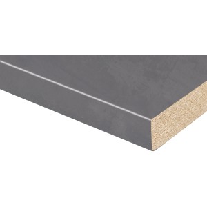 Kaindl Arbeitsplatte Oxid, 60 cm breit, Meterware. Küchenarbeitsplatte in Grau.