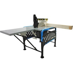 Güde Baukreissäge PBK 500: Robuste Tischkreissäge für Baustellen mit verstellbarer Höhe und Absauganschluss.