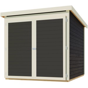 Karibu Fahrradgarage Terragrau 162,5 cm x 216,5 cm