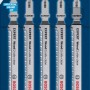 Bosch Expert T308B Stichsägeblätter für Holz, 5er-Pack. Saubere Schnitte in Holz bis 50mm.