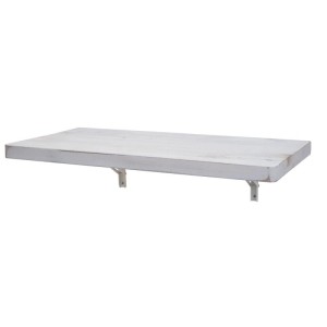 Wandtisch MCW H48, klappbar, 100x50 cm, Shabby Weiß, für Wohnzimmer.