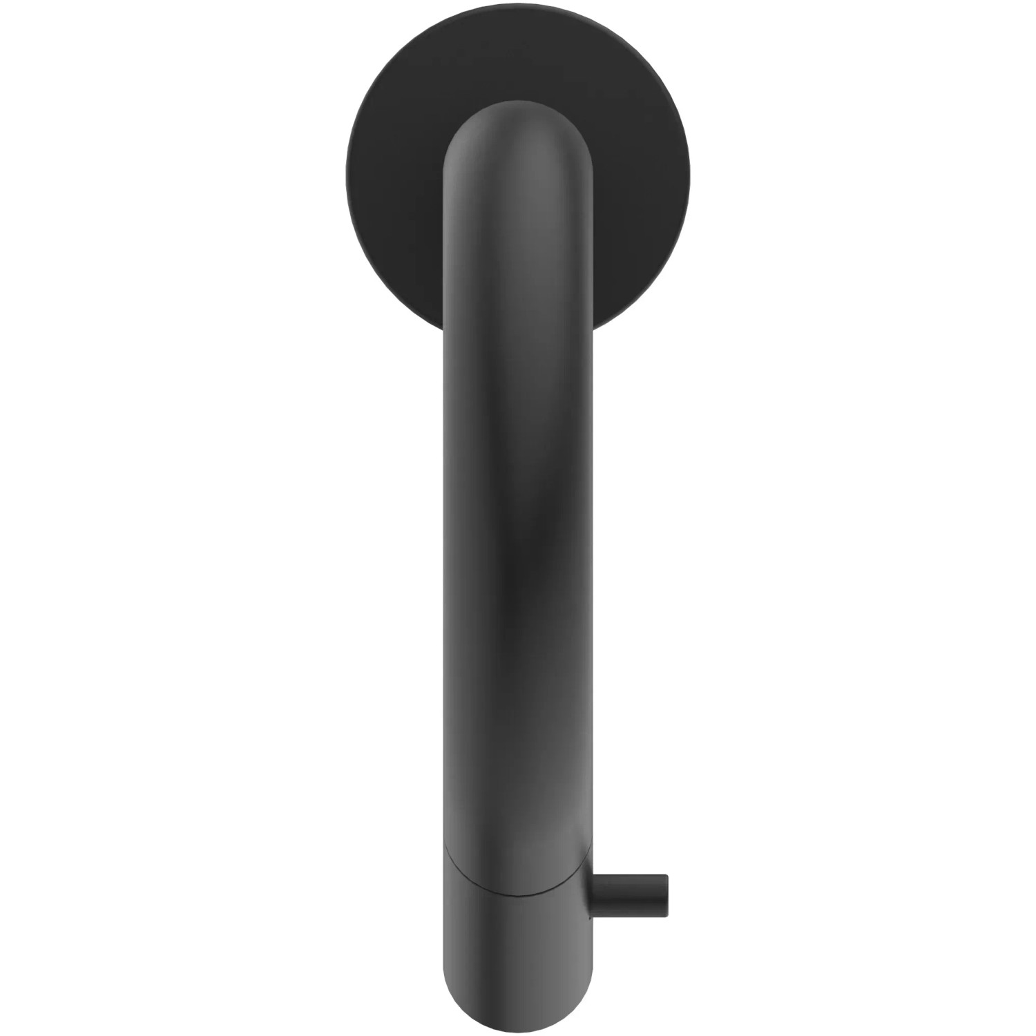 Ideal Standard Ceraline Standventil, Ausladung 126 mm, Schwarz matt. Waschbeckenarmatur.