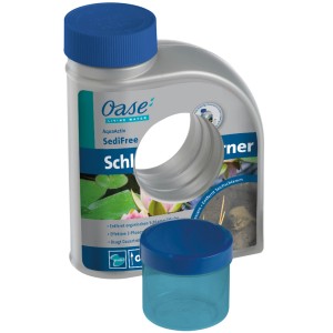 Oase AquaActiv SediFree Schlammentferner 500ml für die Teichpflege.