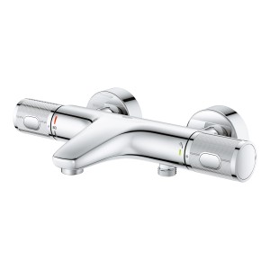 Grohe QuickFix Precision Feel Wannenarmatur, Chrom, zur Wandmontage.