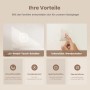 Emke LED Badspiegel Vorteile: Touch-Schalter, Wandschalter, kupferfreier Silberspiegel, energiesparend, Speicher, Farbwiedergabe.