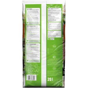 Sack GROW by OBI Graberde, 20l, dunkle torfreduzierte Erde für die Grabgestaltung.