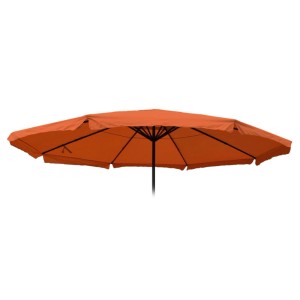 Terracottafarbener Ersatzbezug für MCW Sonnenschirm Carpi Pro, Ø 5m.