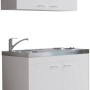 Respekta Miniküche Levin 100 cm, mit Kochmulde + Oberschrank_3