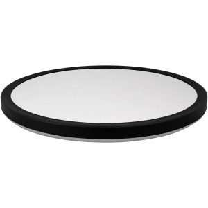 Schwarze E2 Elektro LED Deckenleuchte R420, rund, für Wand und Decke, 24W.