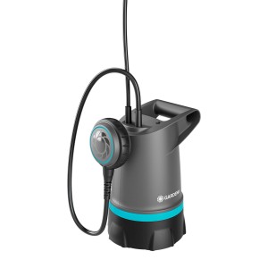 Gardena 2in1 Klarwasser-Tauchpumpe mit Schwimmschalter, 20.000 l/h. Elektro-Pumpe für Haus & Garten.