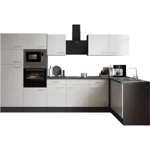 Respekta Winkelküche Oliver 340 cm Weiß