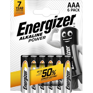Energizer Alkaline Power Micro (AAA) 6er-Pack Batterien.