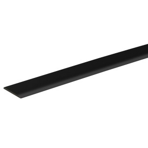 FN Neuhofer Abdeckleiste KU030 PVC Schwarz 2 x 30 x 2.400 mm