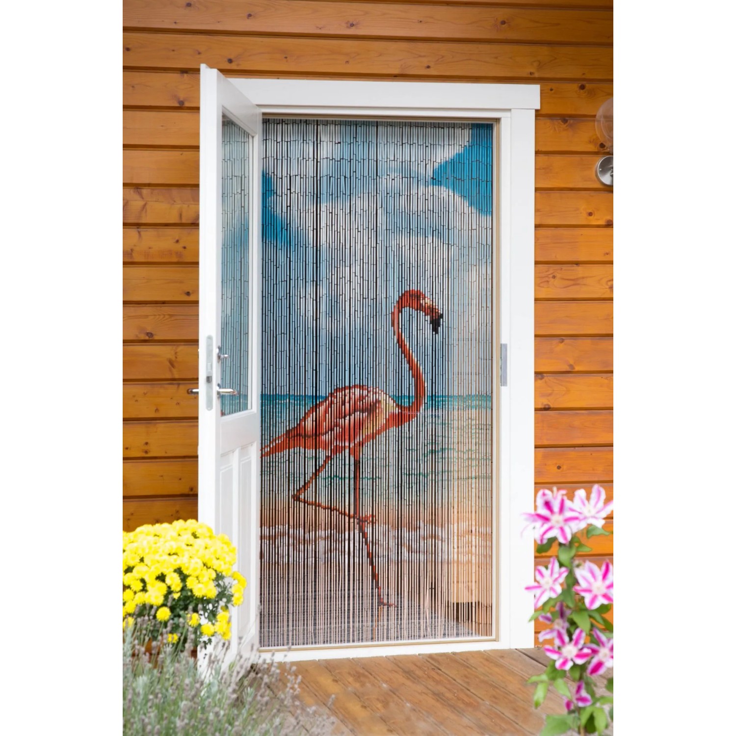 Dekorationsvorhang Flamingo 90 cm x 200 cm kaufen bei OBI