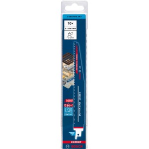 Bosch Expert S 1156 XHM Säbelsägeblatt Multi Material, 10er-Pack. Für Holz, Metall & Kunststoff.
