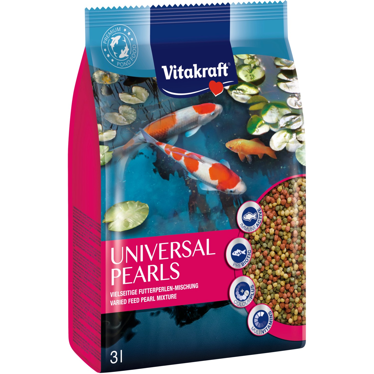 Vitakraft TeichFischfutter Pond Food Universal Pearls 3 l kaufen bei OBI