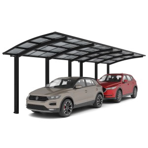 Ximax Alu Carport PortoforteTandem Typ 110 Schwarz 270 x 983 cm Sonderfertigung