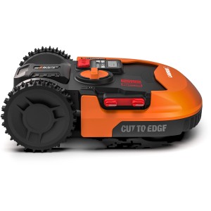 Worx Landroid L2000 Mähroboter, orange-schwarz, für Rasenflächen bis 2000 m².